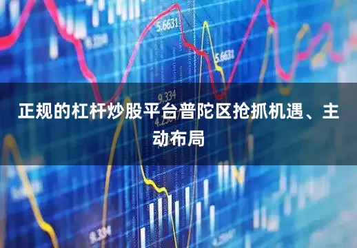 正规的杠杆炒股平台普陀区抢抓机遇、主动布局
